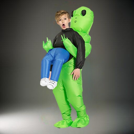 Kids Inflatable Alien Costume