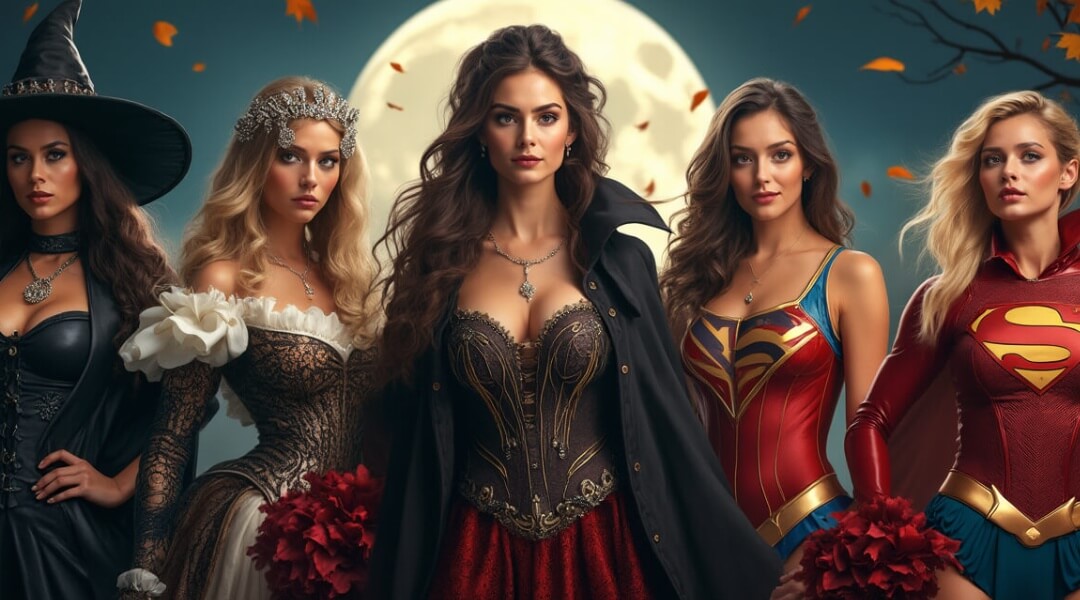 Halloween Costumes for Women Collage