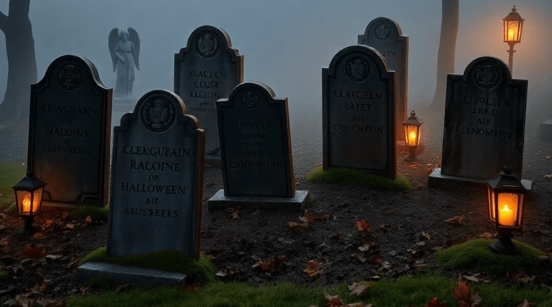 Halloween Gravestone Props