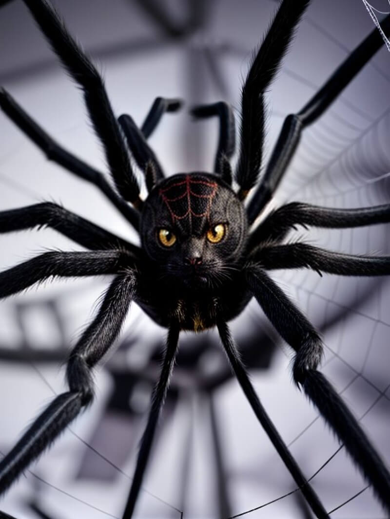 Halloween Spider and Webs.
