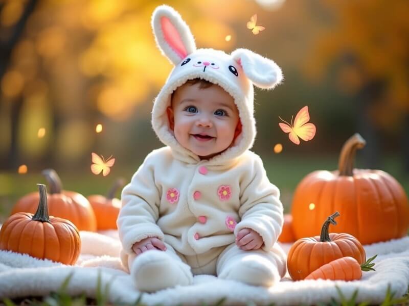 Baby Girls Bunny Halloween Costume