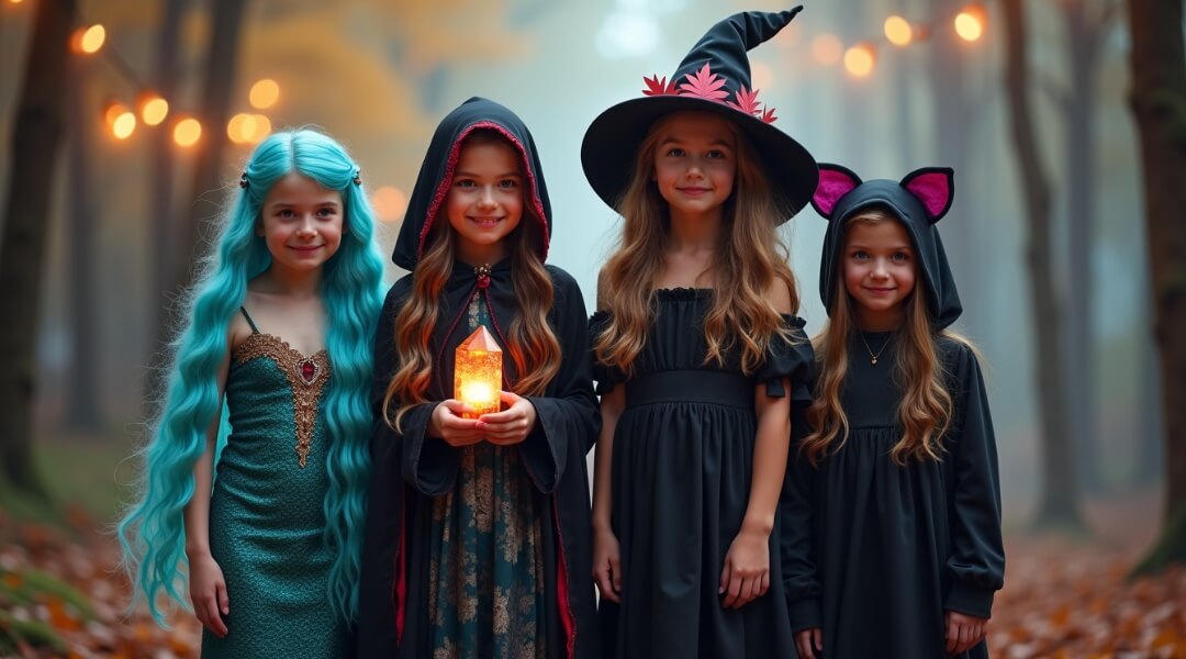 Collection of Girls Halloween Costumes