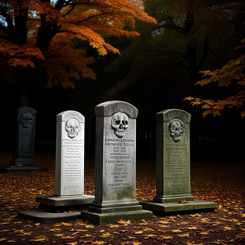 Halloween Tombstone Props
