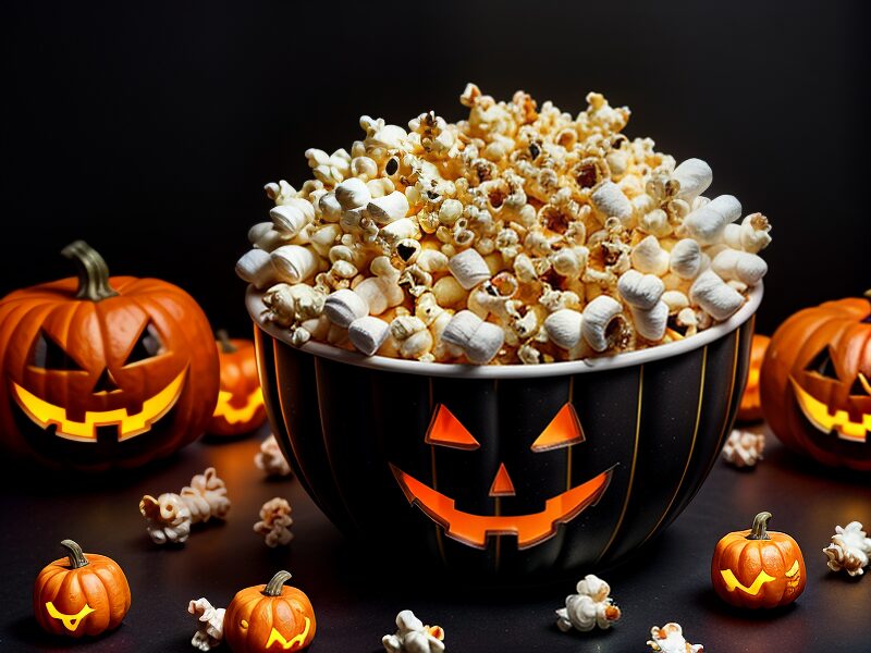 Popcorn Balls For Halloween